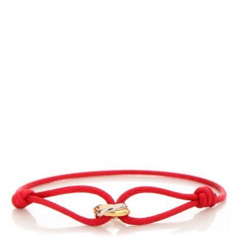 cartier bracelet rope|cartier trinity bracelet red ribbon.